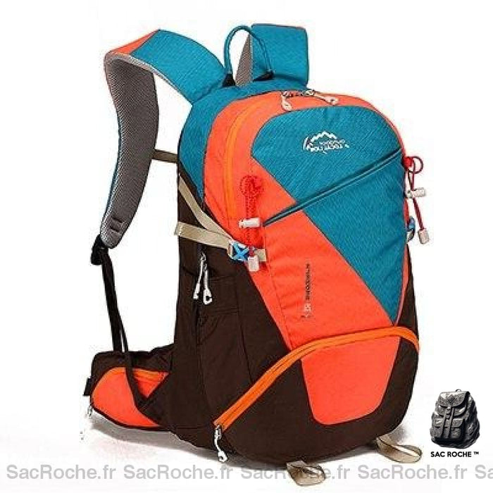 Sac Dos Homme Étanche Petit Bleu - Orange À Sport