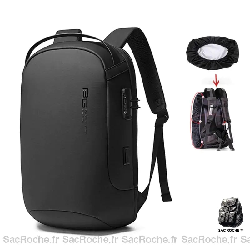 Sac Dos Homme Pro Noir Sac À Ordinateur