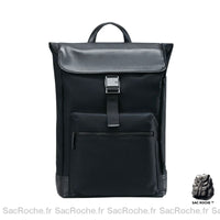 Sac dos homme style urbain décontracté - modèle Noir - Sac Roche ™