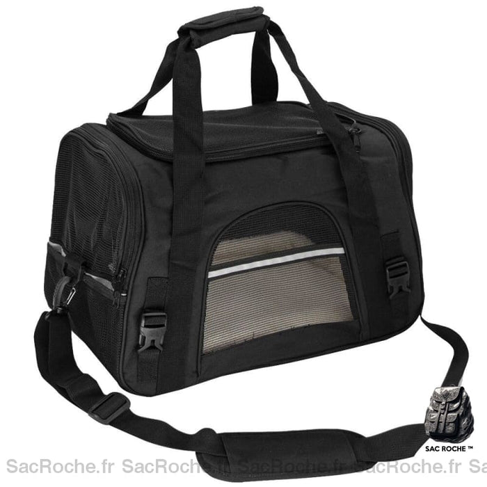 Sac à dos de voyage en maille pour animaux - Noir, S - Chien Chat