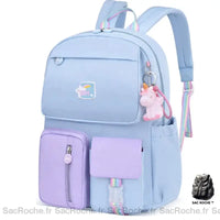 Sac Dos Maternelle Fille Joli Et Pratique Bleu Sac À