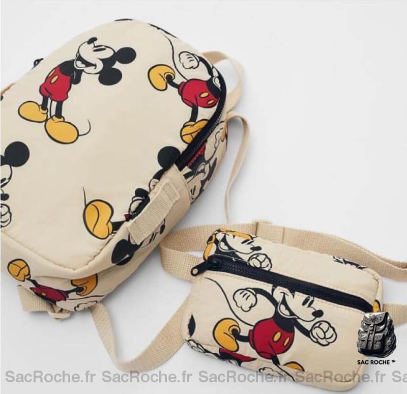 Sac Dos Mickey Mouse Blanc À Enfant