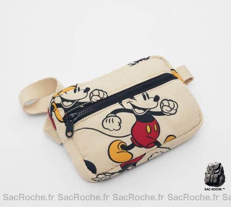 Sac Dos Mickey Mouse Blanc À Enfant