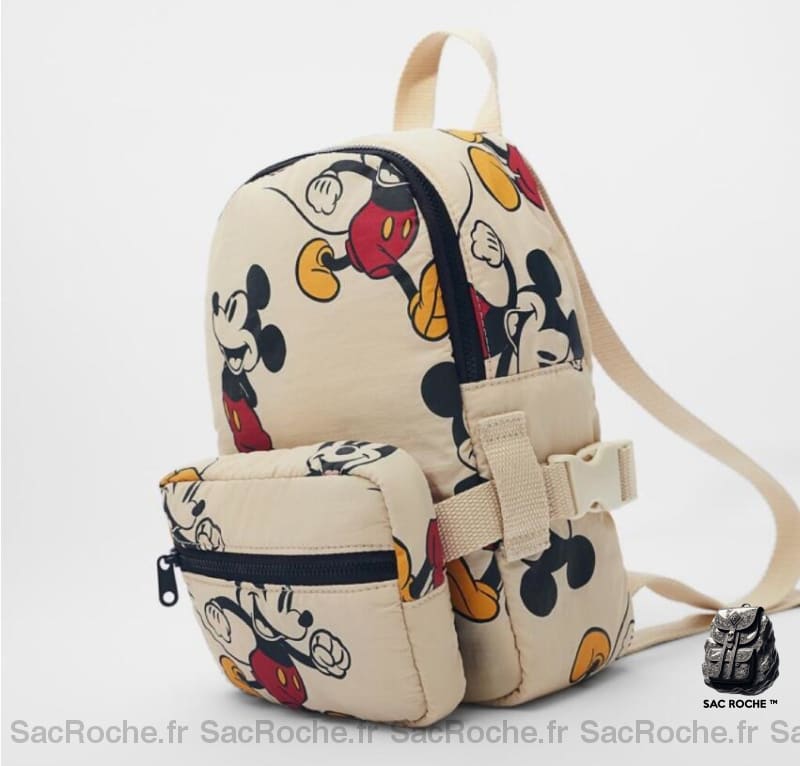 Sac à dos Mickey Mouse blanc - Sac à dos Sac à dos scolaire