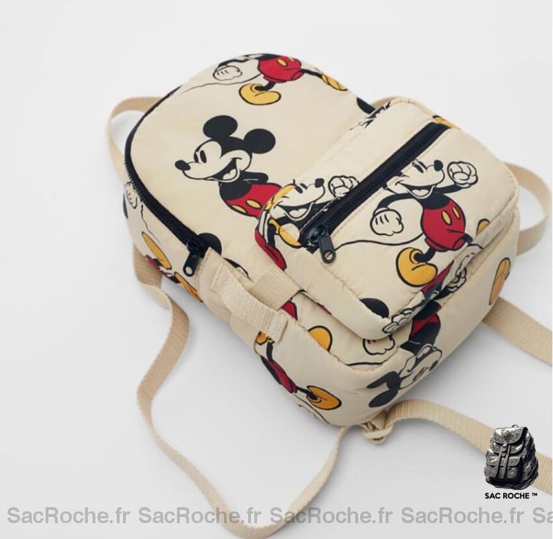 Sac Dos Mickey Mouse Blanc À Enfant