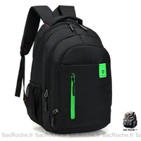 Sac dos noir fille pour collège - Sac Roche ™