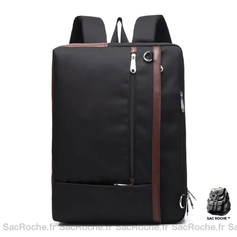 Sac Dos Ordinateur Convertible Noir Sac À