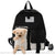 Sac dos ours enfant mignon - modèle Noir - Sac Roche ™
