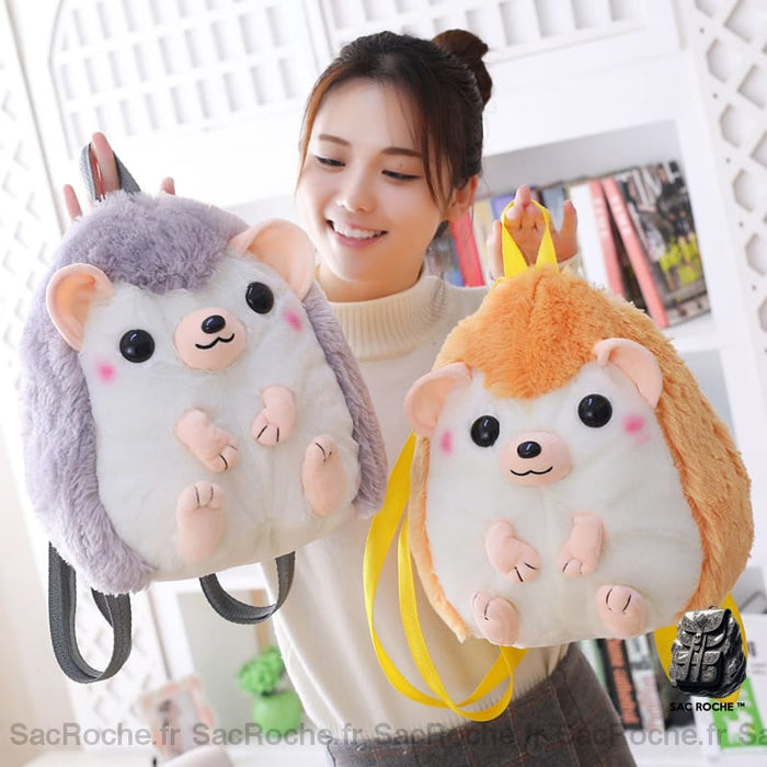 Sac Dos Peluche Hérisson À Enfant