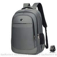 Sac Dos Polyvalent Imperméable 3 Compartiments 25L - modèle Gris - Sac Roche ™