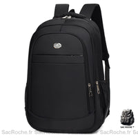 Sac Dos Polyvalent Imperméable 3 Compartiments 25L Noir Sac A Dos Ordinateur