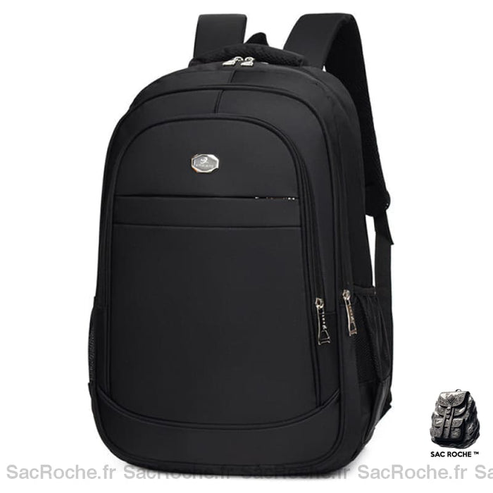 Sac Dos Polyvalent Imperméable 3 Compartiments 25L Noir Sac A Dos Ordinateur