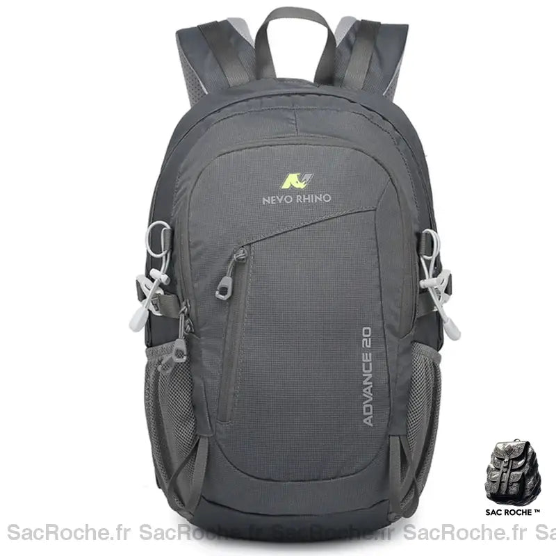 Sac Dos Randonnée 20L Gris À Sport
