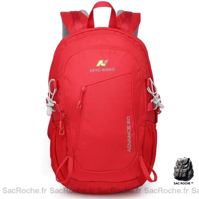 Sac Dos Randonnée 20L Rouge À Sport
