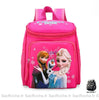 Sac à dos reine des neiges en polyester pour filles rose avec un fond blanc