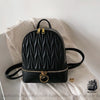 Sac Dos Rétro Vintage Noir Petit À Femme