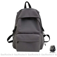 Sac dos scolaire pratique et tendance - modèle Gris - Sac Roche ™