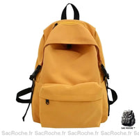 Sac dos scolaire pratique et tendance - modèle Jaune - Sac Roche ™