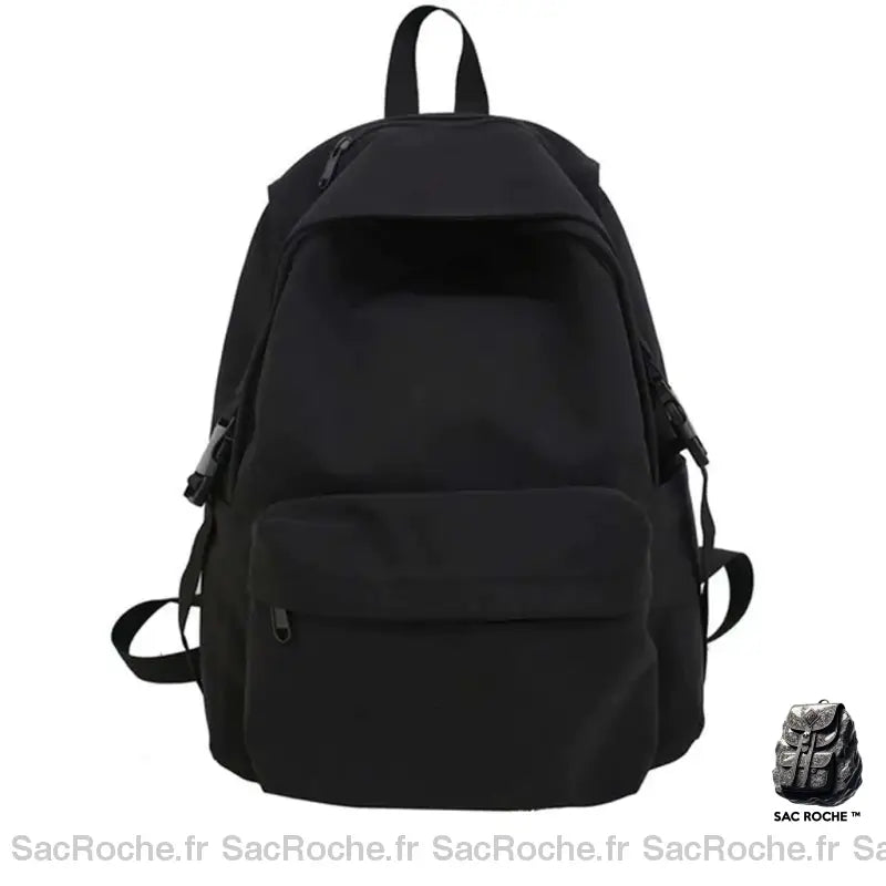 Sac Dos Scolaire Pratique Et Tendance Noir Sac À Collège