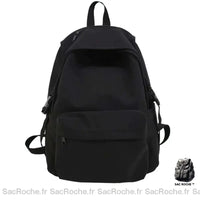 Sac dos scolaire pratique et tendance - modèle Noir - Sac Roche ™