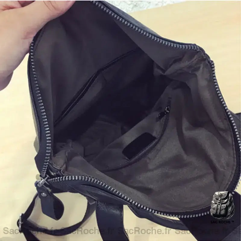 Sac Dos Simili Cuir Anti-Vol Femme À
