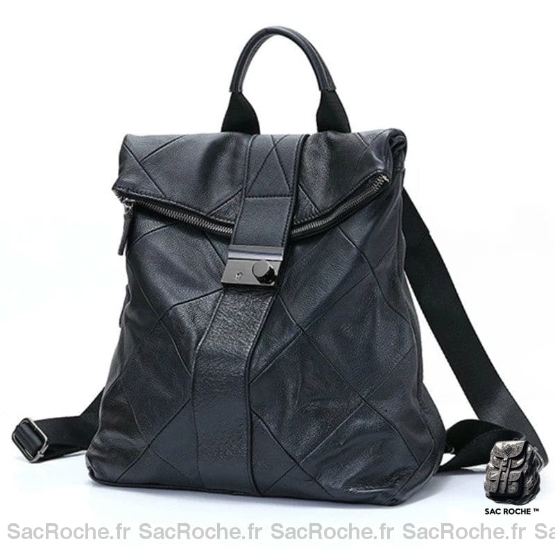 Sac Dos Simili Cuir Anti-Vol Femme À