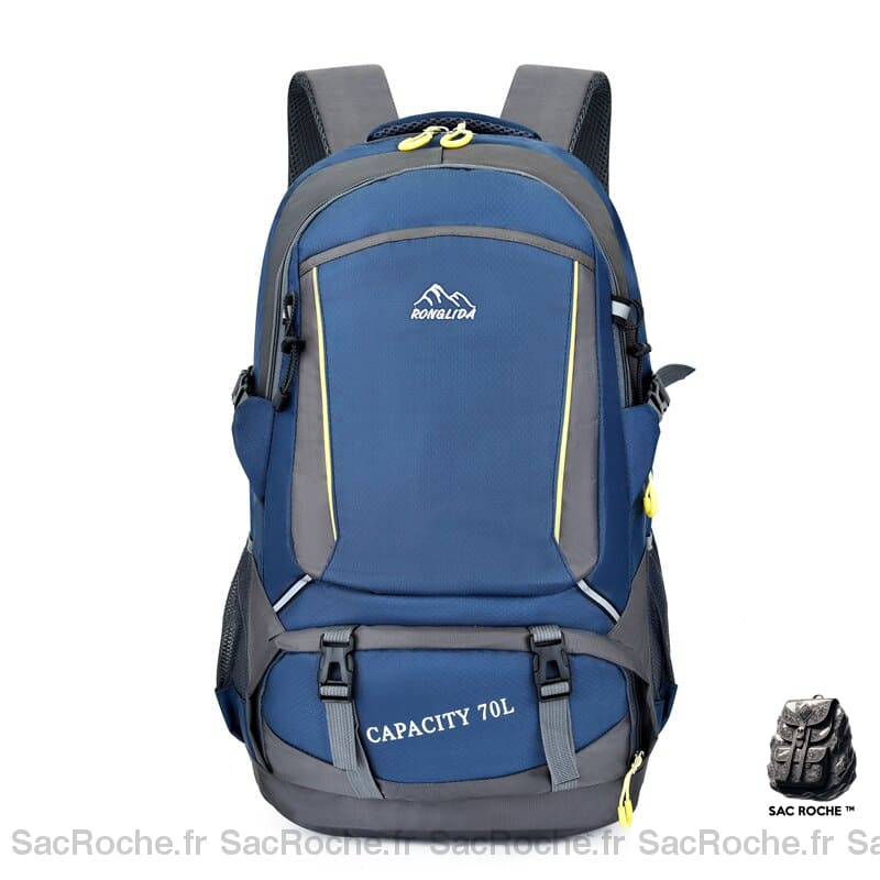 Sac à dos sport et camping étanche - Bleu - Sac à dos Sac