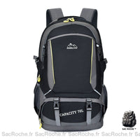 Sac dos sport camping étanche - modèle Noir - Sac Roche ™