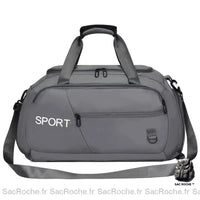 Sac Dos Sport Femme Rose Gris À