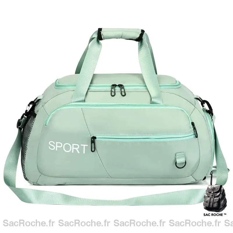 Sac Dos Sport Femme Rose Vert À