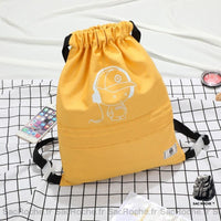 Sac dos sport pliable - modèle Jaune - Sac Roche ™