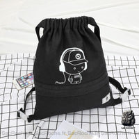 Sac dos sport pliable - modèle Noir - Sac Roche ™