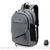 Sac dos sport port USB - modèle Gris - Sac Roche ™