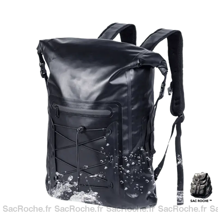 Sac Dos Urbain Étanche Noir Sac À Imperméable