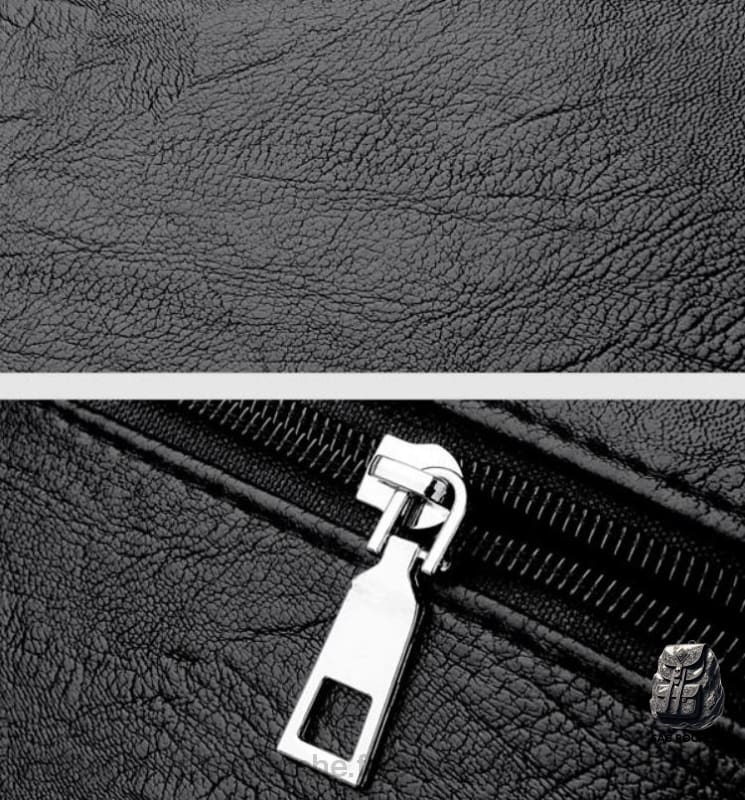 Sac Dos Vintage Fermeture Éclair Simili Cuir À Femme