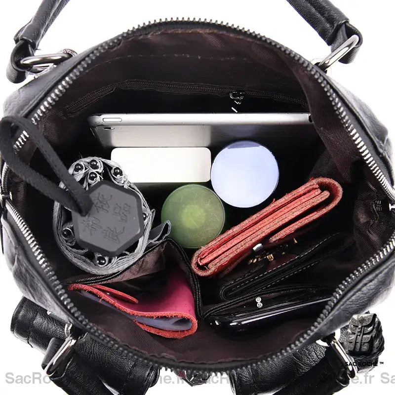 Sac Dos Vintage Simili Cuir Souple À Femme