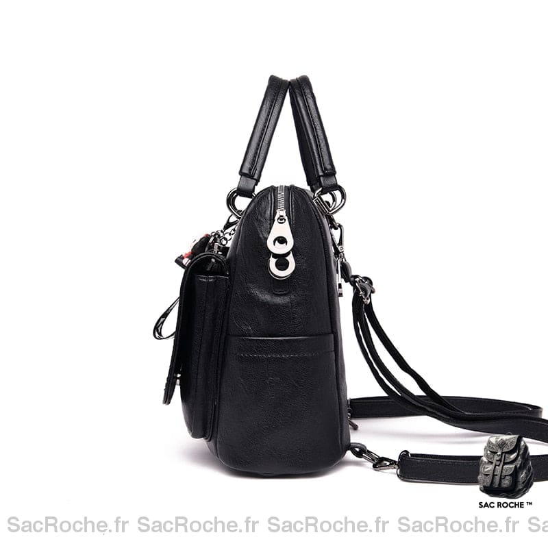 Sac Dos Vintage Simili Cuir Souple À Femme