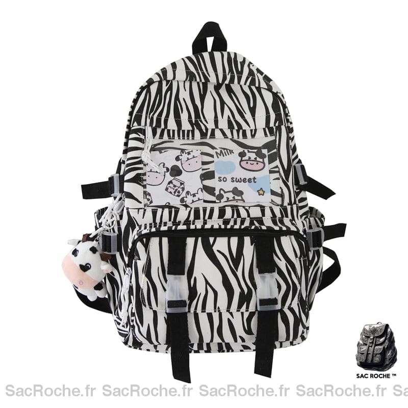 Sac Dos Zèbre Motif Tendance À Enfant