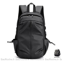 Sac école collège tendance - modèle Noir - Sac Roche ™