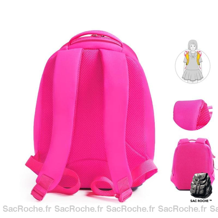 Sac École Fille Dessin Animé À Dos Enfant