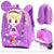Sac école fille dessin animé - modèle Violet - Sac Roche ™