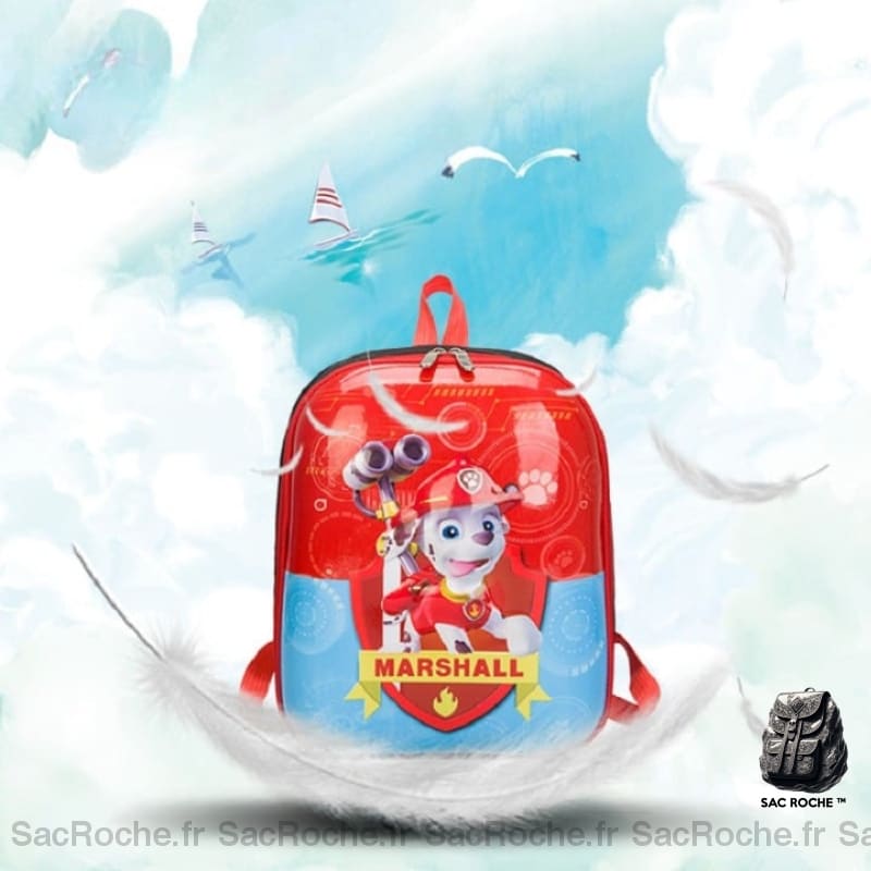 Sac École Patpatrouille Rigide À Dos Enfant