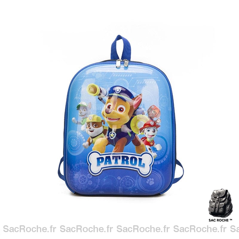 Sac d'école Pat'patrouille rigide - Bleu marine - Sac à main Sac à dos