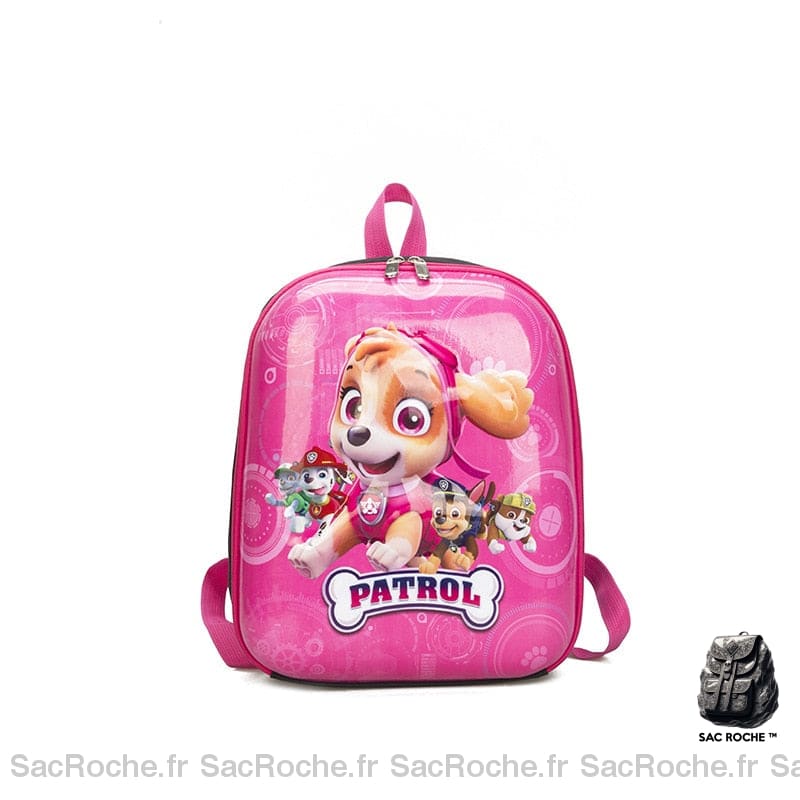Sac d'école Pat'patrouille rigide - Violet - Poupée Sac