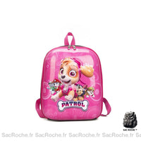 Sac école Pat'patrouille rigide - modèle Rose - Sac Roche ™