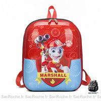 Sac école Pat'patrouille rigide - modèle Rouge - Sac Roche ™