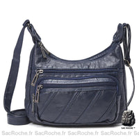 Sac Épaule Femme Besace Bleu / 28X19Cm