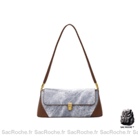 Sac Épaule Femme Petit Prix - modèle Bleu / 24x11x9cm - Sac Roche ™