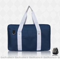 Sac étanche étudiant couleur unie - modèle Bleu - Sac Roche ™