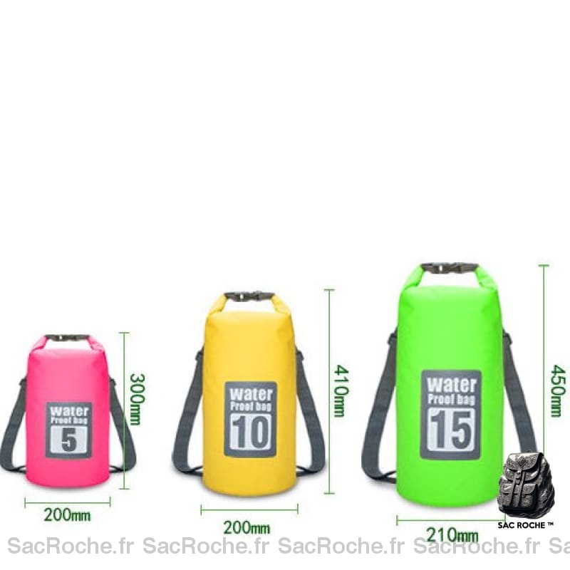 Sac Étanche Plage Pvc À Dos Sport